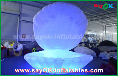 16 রঙিন নেতৃত্বে শেল Inflatable আলো সজ্জা পর্যায় / বিবাহের জন্য টেকসই