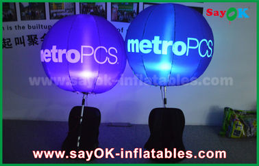 পরিবর্তনযোগ্য নেতৃত্বাধীন প্রভা ব্যাকআপ বেলুন Inflatable লাইট সজ্জা ভাড়া ব্যবসা
