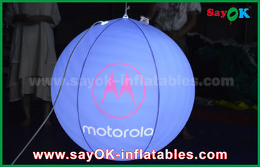 নীল / লাল Inflatable আলোর অলংকরণ বন্ধ বিজ্ঞাপন জন্য বল্লেন ঝুলন্ত