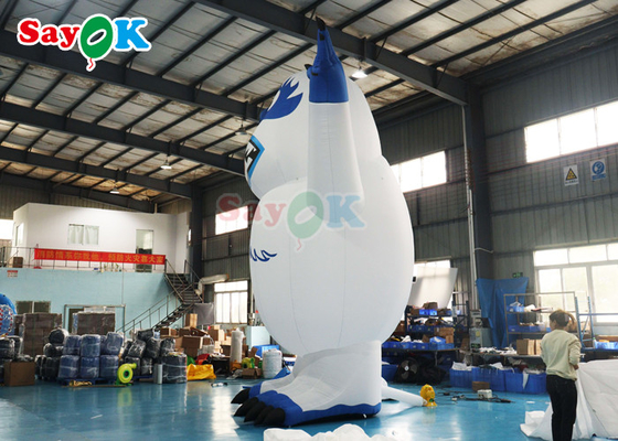ছুটির LED আলোকসজ্জা inflatable তুষার দানব তুষারমানব Airblown দানব খেলনা বহিরঙ্গন প্রসাধন জন্য