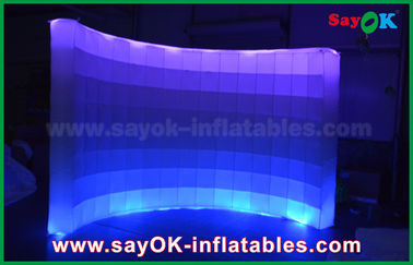 ইনফ্ল্যাটেবল ফটো স্টুডিও কাস্টমাইজড শেপ পিভিসি লেপ ইনফ্ল্যাটেবল LED ফটো বুথের সাথে কমনীয়