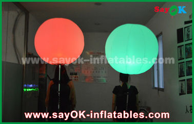 190 ডি নাইলন কাপড় বাতাসের ঝরনা LED Inflatable বল, প্রচার Inflatable LED বেলুন