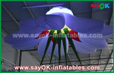 ফেস্টিভাল সজ্জা জন্য রঙিন ঝুলন্ত আলোর Inflatable ফুল