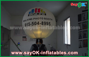 0.8 মি ব্যাসার্ধ অক্সফোর্ড কাপড় Inflatable আলোর অলংকরণ, Inflatable ব্যাকপ্যাক