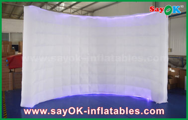 ছোট ফটো বুথ 210D Oxford Lighting Inflatable Wall Photo Booth Wedding with Led Strip, 1 - 3 বছরের ওয়ারেন্টি