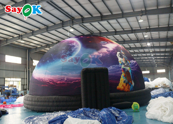 32.8 ফুট মহাকাশচারী inflatable গ্রহমণ্ডল প্রজেকশন কুঁড়ি কুঁড়ি কালো প্রজেকশন স্কুলের জন্য কুঁড়ি