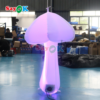 3.2 ফুট বিজ্ঞাপন inflatable সজ্জা বাস্তবসম্মত inflatable মাশরুম / inflatable হালকা মাশরুম