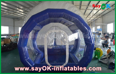 3m দীয়া Inflatable হলিডে সজ্জা / বিজ্ঞাপন জন্য স্বচ্ছ Inflatable Chrismas বরফ গ্লোব
