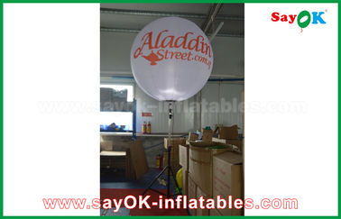 কাস্টম 1.5m DIA বিজ্ঞাপন জন্য Inflatable আলোর অলংকরণ, ত্রিপা সঙ্গে বালুচর স্ট্যান্ড
