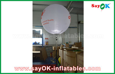 কাস্টম 1.5m DIA বিজ্ঞাপন জন্য Inflatable আলোর অলংকরণ, ত্রিপা সঙ্গে বালুচর স্ট্যান্ড