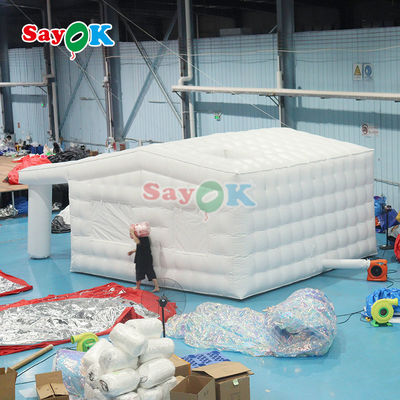 পিভিসি আউটডোর বায়ু তাঁবু কাস্টম inflatable তাঁবু inflatable ঘনক্ষেত্র তাঁবু