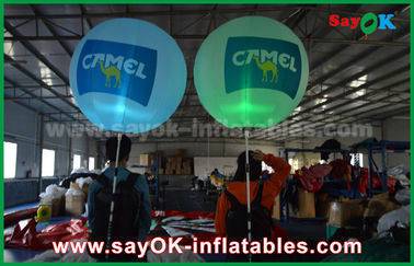 বিজ্ঞাপন জন্য কাস্টমাইজড LED হালকা Inflatable হাঁটা Ballons