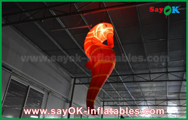 সিই Inflatable আলো সজ্জা, এক্সপ্লিশন জন্য কাস্টম Inflatable লাল সমুদ্রের ঘোড়া