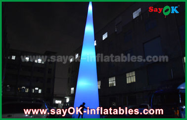 আউটডোর LED হাল্কা গ্রাউন্ডিং সজ্জা বিজ্ঞাপন জন্য Inflatable শঙ্কু