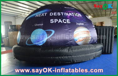 ROHS প্রিন্ট Inflatable Planetarium গুম্বজ তাঁবুর সঙ্গে পূর্ণ প্রিন্ট চলচ্চিত্র প্রক্ষেপণ জন্য