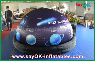 ROHS প্রিন্ট Inflatable Planetarium গুম্বজ তাঁবুর সঙ্গে পূর্ণ প্রিন্ট চলচ্চিত্র প্রক্ষেপণ জন্য
