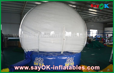 3m / 4m / 5m DIA Inflatable স্নো বল ক্রিসমাসের জন্য 0.6 মিমি পিভিসি সঙ্গে