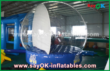 3m / 4m / 5m DIA Inflatable স্নো বল ক্রিসমাসের জন্য 0.6 মিমি পিভিসি সঙ্গে