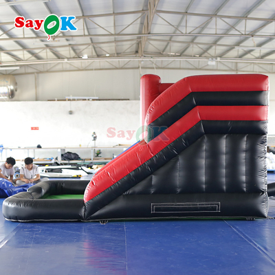 বাণিজ্যিক inflatable কম্বো স্লাইড ডাবল inflatable বাউন্স হাউস আউটডোর জন্য দৈত্য inflatable স্লাইড