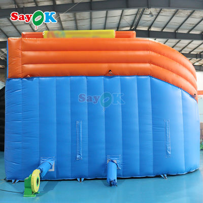 বিশাল inflatable স্লাইড পিভিসি inflatable শুকনো ডাবল স্লাইড বাণিজ্যিক inflatable স্লাইড বাউন্স বাড়ি ভাড়া