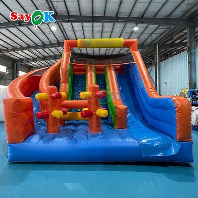 বিশাল inflatable স্লাইড পিভিসি inflatable শুকনো ডাবল স্লাইড বাণিজ্যিক inflatable স্লাইড বাউন্স বাড়ি ভাড়া