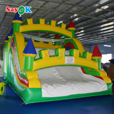 বাণিজ্যিক আউটডোর inflatable শুকনো স্লাইড inflatable প্রাপ্তবয়স্কদের জন্য জল স্লাইড inflatable স্লাইড ঝাঁপ দাও ঘর জাম্পিং কাসল
