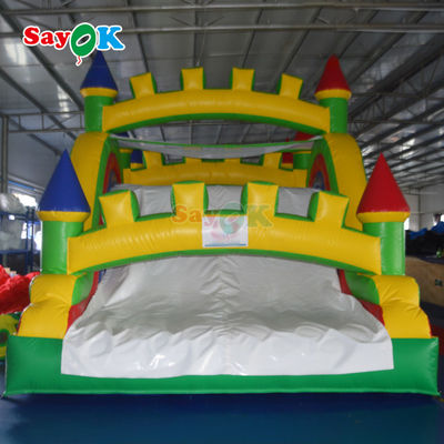 বাণিজ্যিক আউটডোর inflatable শুকনো স্লাইড inflatable প্রাপ্তবয়স্কদের জন্য জল স্লাইড inflatable স্লাইড ঝাঁপ দাও ঘর জাম্পিং কাসল