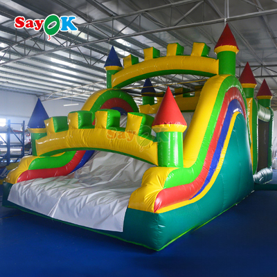 বড় বাণিজ্যিক inflatable বাউন্স হাউস বহিরঙ্গন inflatable বাউন্স কাসল খেলার মাঠ বাউন্স এবং স্লাইড