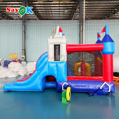 পিভিসি টারপুলিন বাণিজ্যিক ঝাঁকুনি ঘর inflatables শিশুর জন্য ঝাঁকুনি কাসল