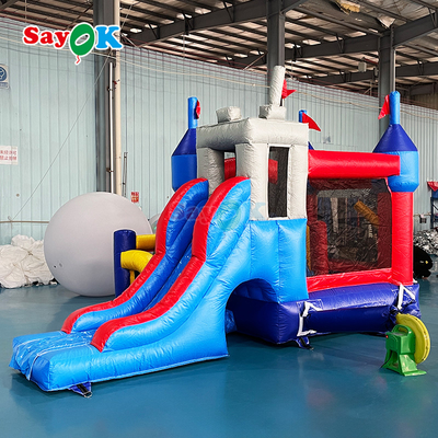 পিভিসি টারপুলিন বাণিজ্যিক ঝাঁকুনি ঘর inflatables শিশুর জন্য ঝাঁকুনি কাসল