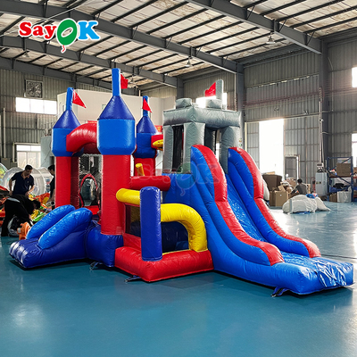 পিভিসি টারপুলিন বাণিজ্যিক ঝাঁকুনি ঘর inflatables শিশুর জন্য ঝাঁকুনি কাসল