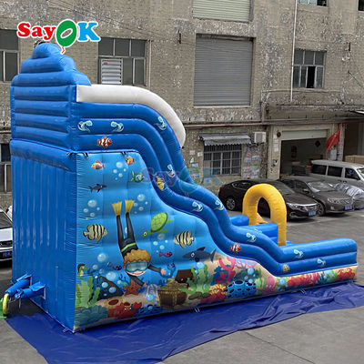 বাণিজ্যিক inflatable জল স্লাইড আউটডোর গেমস বড় inflatable স্লাইড সঙ্গে detachable জল স্লাইড বাচ্চাদের জন্য