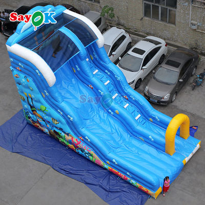 বাণিজ্যিক inflatable জল স্লাইড আউটডোর গেমস বড় inflatable স্লাইড সঙ্গে detachable জল স্লাইড বাচ্চাদের জন্য