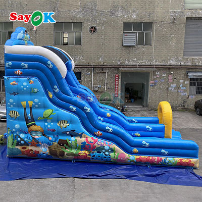 বাণিজ্যিক inflatable জল স্লাইড আউটডোর গেমস বড় inflatable স্লাইড সঙ্গে detachable জল স্লাইড বাচ্চাদের জন্য