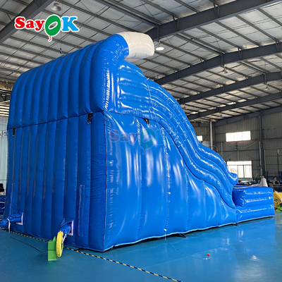 সুইমিং পুল কারখানা সঙ্গে inflatable জল স্লাইড প্রাপ্তবয়স্কদের জন্য কাস্টমাইজড বাণিজ্যিক দৈত্য জল স্লাইড