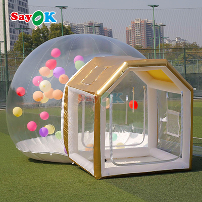 পার্টি বাবল হাউস গম্বুজ স্বচ্ছ inflatable বাবল হাউস শিশুদের জন্য তাঁবু