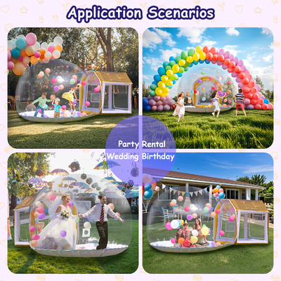 অনন্য বাবল হাউস inflatable পার্টি বাবল বেলুন হাউস শিশুদের জন্য তাঁবু
