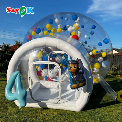 গুদাম 10 ফুট বাচ্চাদের বাবল হাউস স্বচ্ছ inflatable পার্টি বাবল বেলুন হাউস গম্বুজ