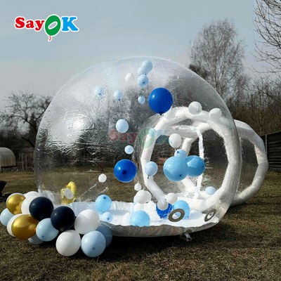 গুদাম 10 ফুট বাচ্চাদের বাবল হাউস স্বচ্ছ inflatable পার্টি বাবল বেলুন হাউস গম্বুজ