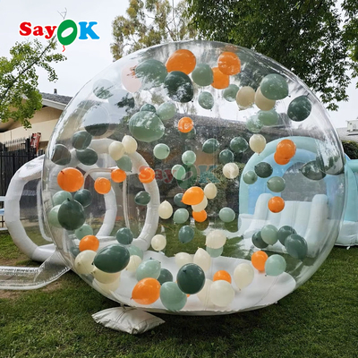 গুদাম 10 ফুট বাচ্চাদের বাবল হাউস স্বচ্ছ inflatable পার্টি বাবল বেলুন হাউস গম্বুজ