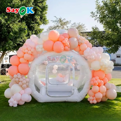 গুদাম 10 ফুট বাচ্চাদের বাবল হাউস স্বচ্ছ inflatable পার্টি বাবল বেলুন হাউস গম্বুজ