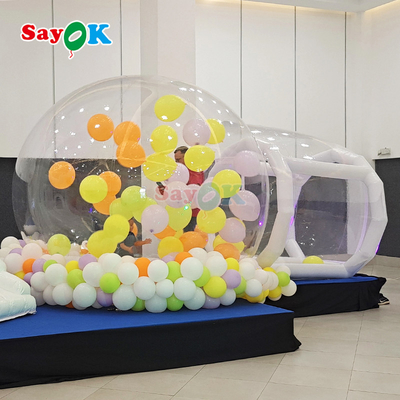 গুদাম পোর্টেবল বাবল বেলুন হাউস পিভিসি inflatable পার্টি বাবল তাঁবু ঘর