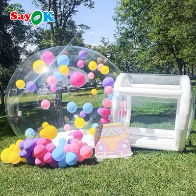 গুদাম পোর্টেবল বাবল বেলুন হাউস পিভিসি inflatable পার্টি বাবল তাঁবু ঘর