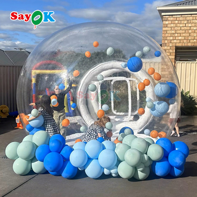 গুদাম পোর্টেবল বাবল বেলুন হাউস পিভিসি inflatable পার্টি বাবল তাঁবু ঘর