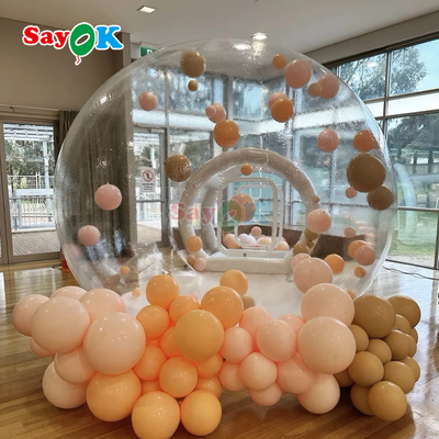 গুদাম পোর্টেবল বাবল বেলুন হাউস পিভিসি inflatable পার্টি বাবল তাঁবু ঘর