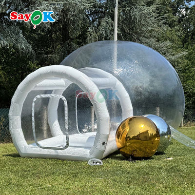 আউটডোর ইভেন্ট এবং পার্টি জন্য কাস্টমাইজড inflatable বাবল বেলুন হাউস এয়ার তাঁবু