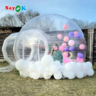 স্বচ্ছ বাবল বেলুন হাউস পিভিসি inflatable পার্টি বাবল তাঁবু