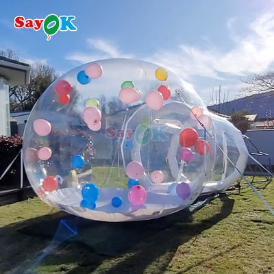 স্বচ্ছ বাবল বেলুন হাউস পিভিসি inflatable পার্টি বাবল তাঁবু