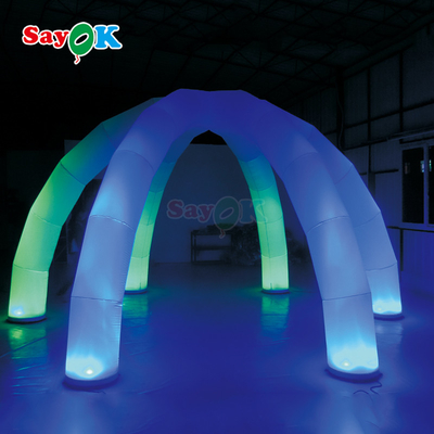 বহনযোগ্য প্রদর্শনী মার্কিউ inflatable তাঁবু কাস্টম গম্বুজ স্পাইডার তাঁবু বিজ্ঞাপন বহিরঙ্গন ইভেন্টের জন্য inflatable স্পাইডার তাঁবু