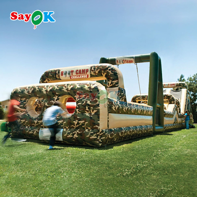 SayOk বাণিজ্যিক inflatable বাধা কোর্স বহিরঙ্গন inflatables বিশাল inflatable বাধা কোর্স প্রাপ্তবয়স্কদের জন্য